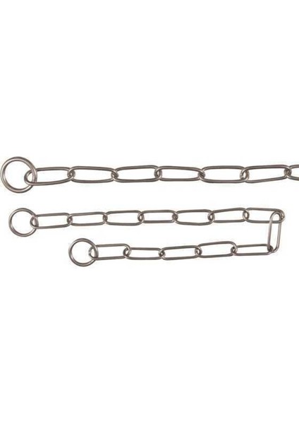 Köpek Paslanmaz Çelik Zincir Boyun Tasma 55cm 3mm