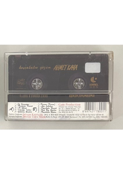 Ahmet Kaya - Hoşçakalın Gözüm... Kaset