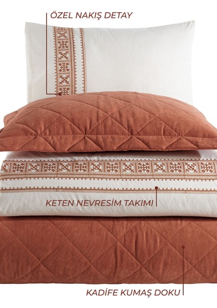Aura Çeyiz Paketi Tarçın 10 Parça