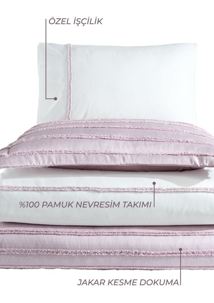 Mabel Çeyiz Paketi Gülkurusu 8 Parça