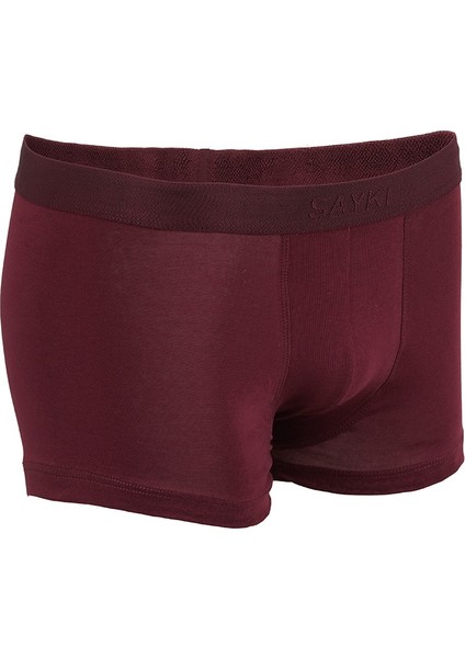 Bordo Pamuklu Boxer