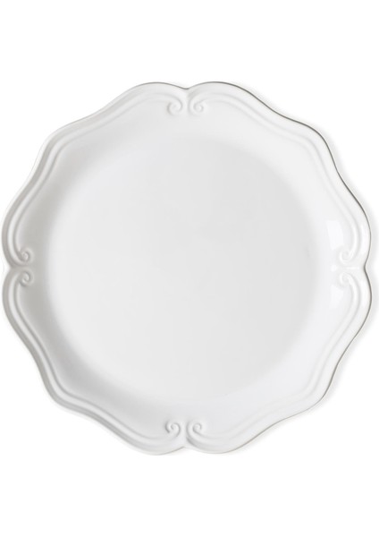 Grande Pasta Kek Standı Beyaz 33X12 cm GRD0017