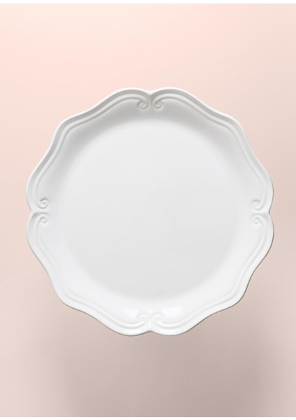 Grande Pasta Kek Standı Beyaz 33X12 cm GRD0017