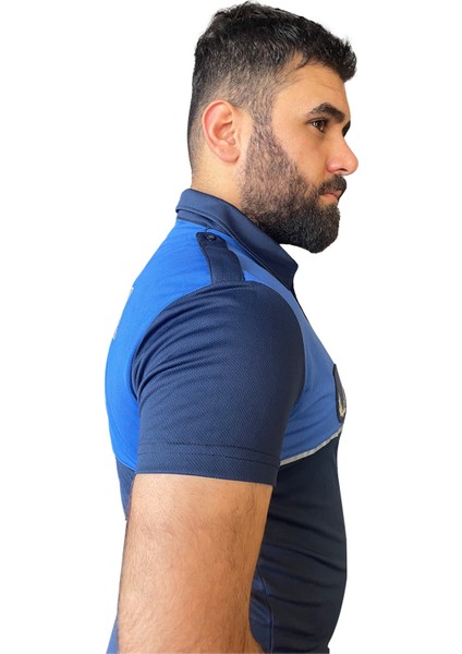 Yeni Lacivert Kısa Kollu Zabıta Tişörtü indirimleri