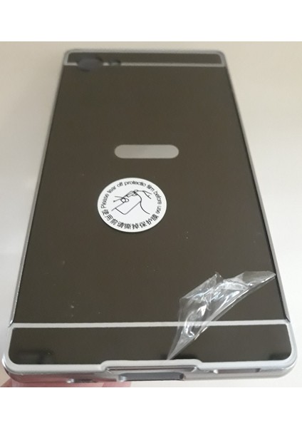 Sony Xperıa Z5 Mini Compact Aynalı Sürgülü Metal Kılıf