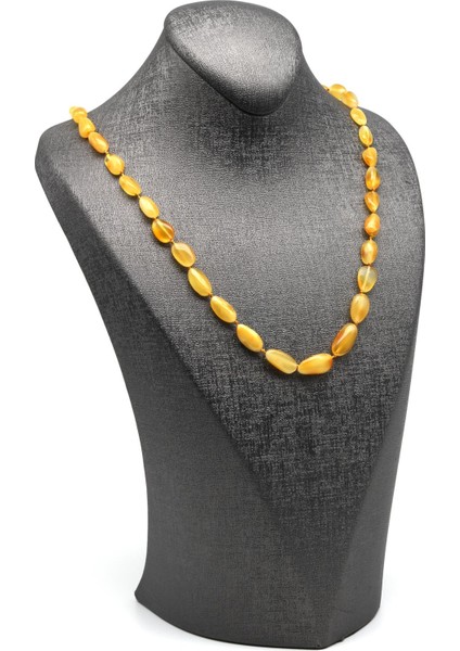Damla Kehribar Kolye – 56 cm fiyatları