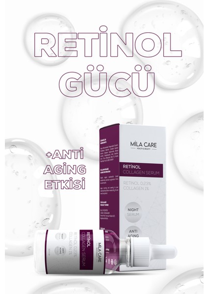 Anti-Aging ve Retinol Collagen Gece Serumu 30 ml