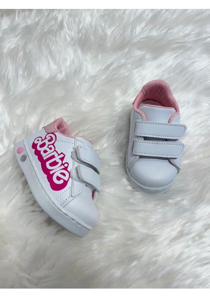 Best Shoes Bebek Pembe Renkli Barbie Ilk Adım Ayakkbısı