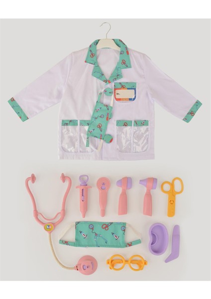LC Pembe Doktor Seti ve Çocuk Kostümü