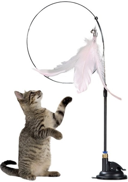 Pet Malzemeleri Kedi Sopa Tüy Kedi Pet Oyuncak Yedek Kafa Bandı Çan Vantuz Ile (Yurt Dışından) fiyatları