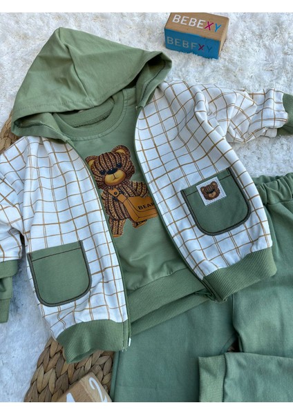 Sümela Kapşonlu Alt Üst Takım 3 Parça