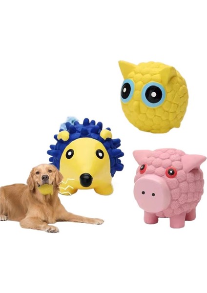 Evcil Hayvan Oyuncakları Sesli Interaktif Oyuncaklar Isırmaya Dayanıklı Diş Çıkarma Köpek Oyuncakları (Yurt Dışından)