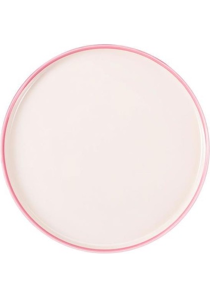 Ruby Doğa Pembe Düz Tabak 27 cm