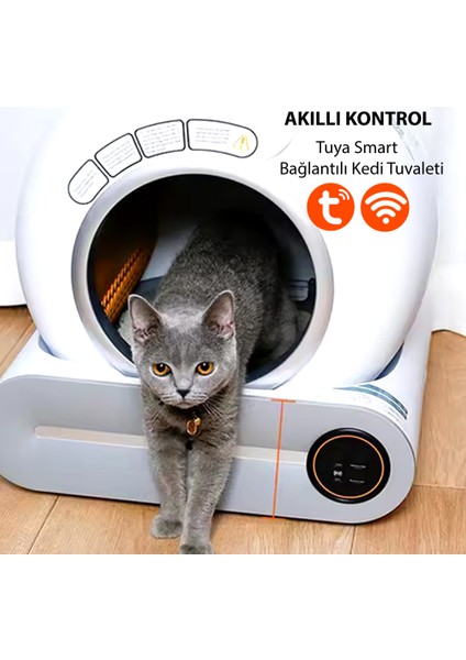 Akıllı Kedi Tuvaleti – Otomatik Kedi Tuvaleti