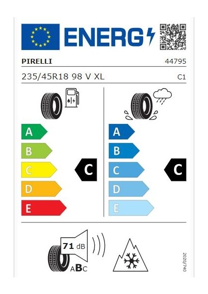 235/45 R18 98V Xl Powergy Winter Oto Kış Lastiği (ÜRETIM:2024) fiyatları