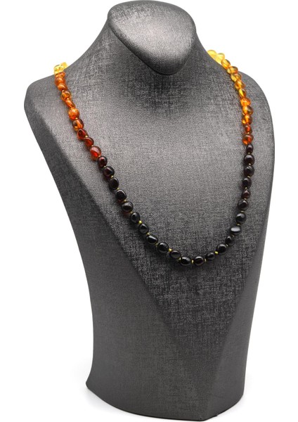 Damla Kehribar Kolye – 58 cm fiyatları