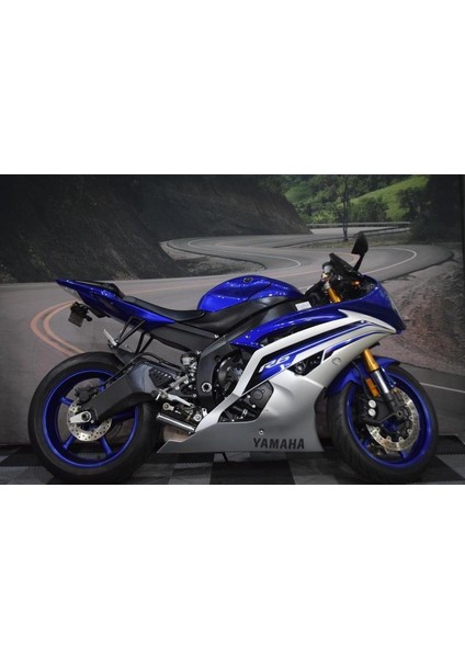 Yamaha Yzf R6 Orjinal Tasarım Sticker Etiket Modeli