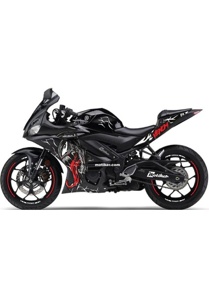 YZF-R25 Venom Tasarım Sticker