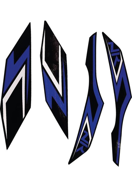 Cfmoto 250 Nk 2023 Lightning Tasarım Motosiklet Sticker Etiket Modeli 2 Mavi