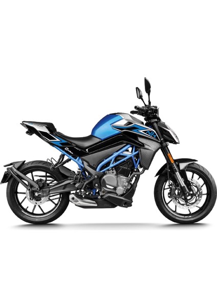 Cfmoto 250 Nk 2023 Lightning Tasarım Motosiklet Sticker Etiket Modeli 2 Mavi fiyatları