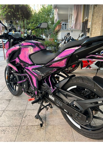 Bajaj N250 Airbrush Tasarım Motosiklet Sticker Etiket Kaplama Modeli modelleri
