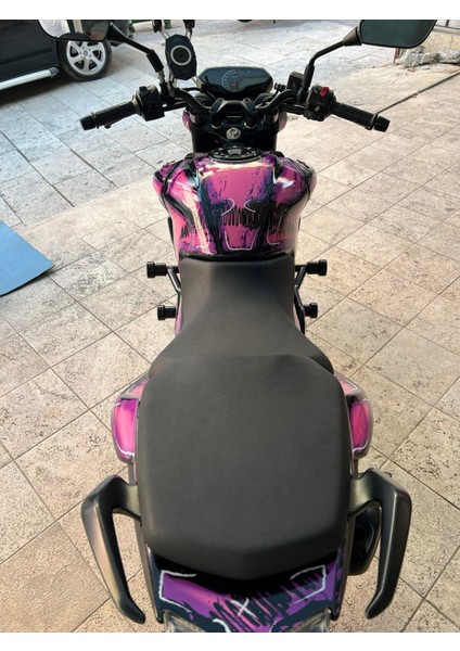 Bajaj N250 Airbrush Tasarım Motosiklet Sticker Etiket Kaplama Modeli indirimleri