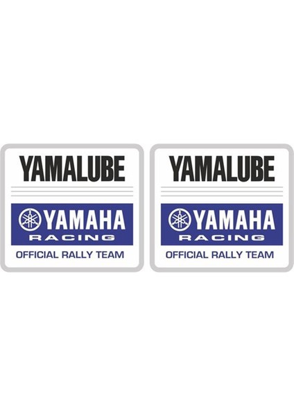 Racing Yamalube Sticker Etiket Modeli