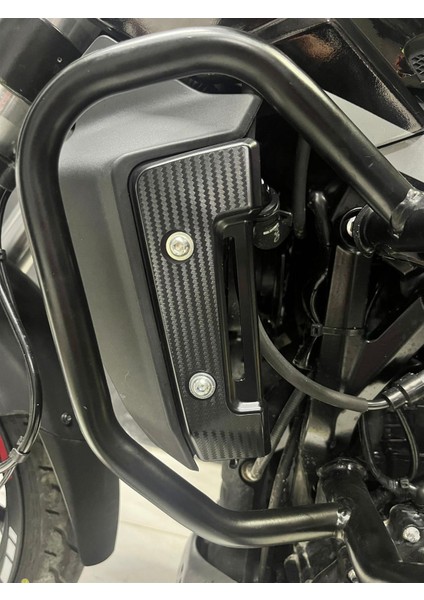 Dominar Radyatör Kapağı Karbon Desen Sticker Etiket Modeli