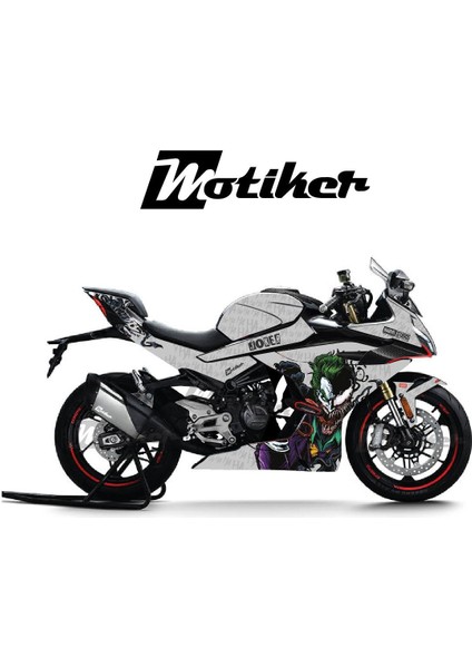 Cf Moto 450SR Joker Sticker Etiket Parçalı Kaplama Modeli