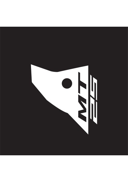 Mt-25 Ön Cam Yarım Motosiklet Sticker Etiket Modeli