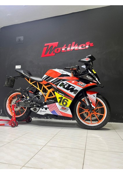RC390 Rcxcup Sticker Etiket Model