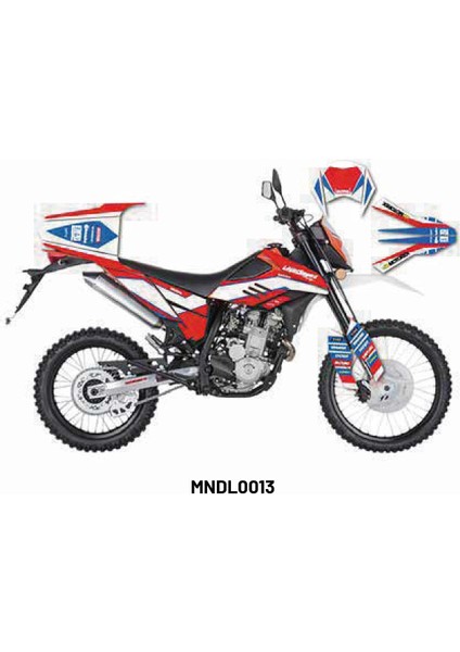 Mondial X-Treme "light Speed" Tasarım Motosiklet Sticker Etiket Modeli
