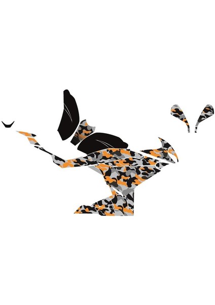 Cfmoto 250SR Turuncu Kamuflaj (Camouflage) Model Parçalı Motosıklet Kaplama Stıcker Etıket Modelı fiyatları