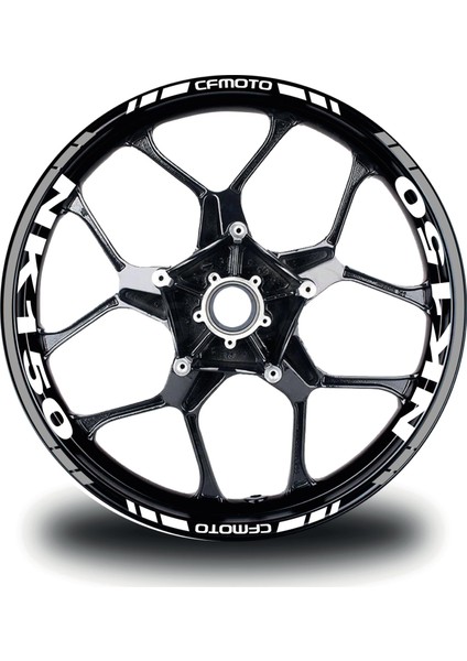 Cfmoto 150NK Takım Jant Sticker Etiket Modeli Gri Renk