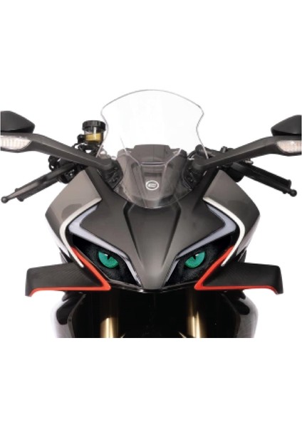 Cf Moto 450SR Far Turkuaz Göz Sticker Etiket Modeli fiyatları