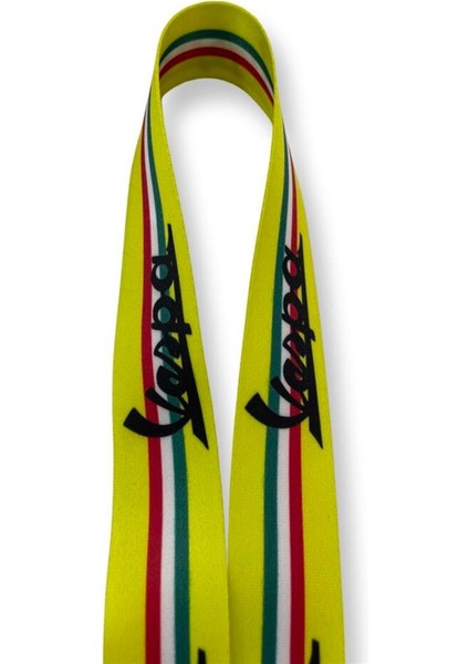 Italyan Bayrak Baskılı Vespa Yazılı Motosiklet Boyunluk Modeli fiyatları