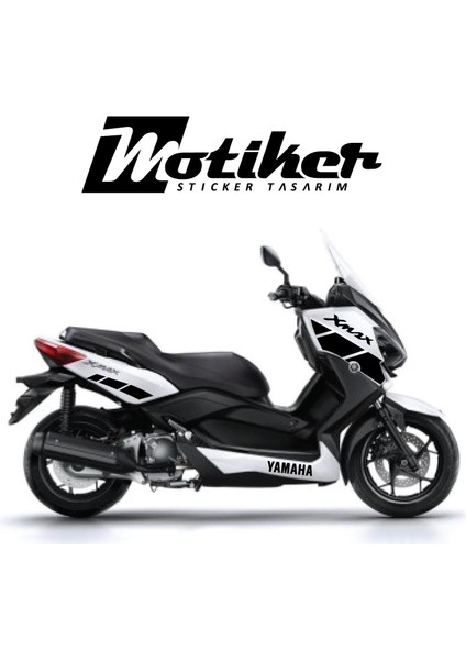 Yamaha Xmax 2015 Uyumlu Sticker Black Edition Takım Sticker