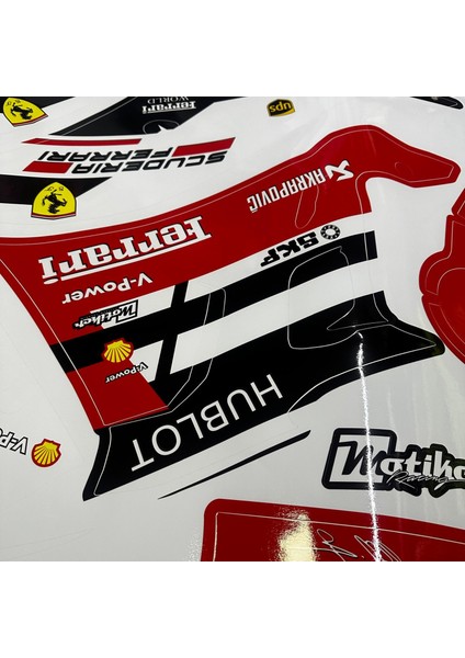 R25 Kırmızı Ferrari Sticker Tasarım fırsatları