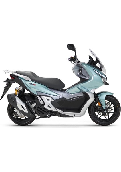 Rks Freccia 150 cc 2022 Uyumlu Yan Ayak Karbon Koruma Stıcker