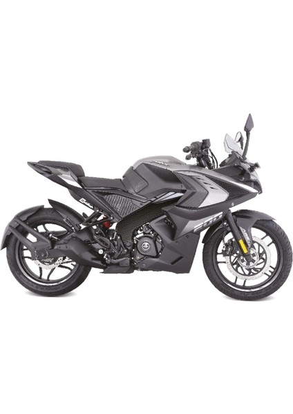 Bajaj Pulsar RS200 Orta Şase Motosiklet Sticker Etiket Modeli Karbon Desen