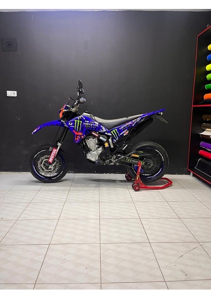 Yamaha Wr 250 R "monster Vision" Tasarım Motosiklet Sticker Etiket Kaplama Modeli fiyatları