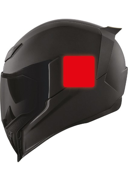 Kırmızı Reflective (Reflektif) 2'li Kare Sticker Paketi Otomobil Motosiklet Reflektif Parlayan Sticker Etiket Modeli fırsatları