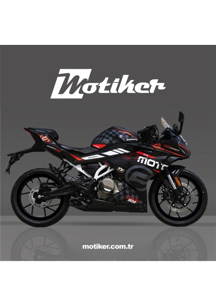 Cf Moto 250SR Racing Sticker Etiket Model