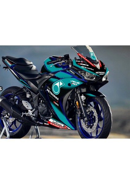 R25 Petronas Sticker Etiket Modeli