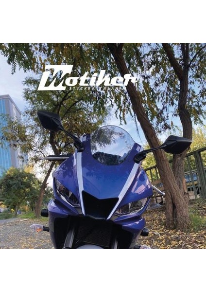 Yamaha R25 Ön Kafa Sticker 2019-2024 Etiket Modeli