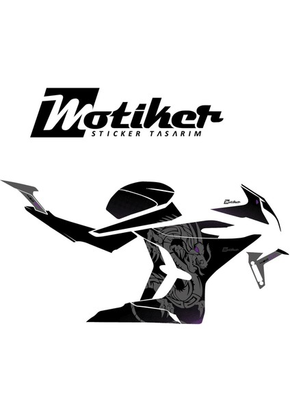 Cfmoto 450SR Dragon Gri / Mor Motosiklet Kaplaması fiyatları