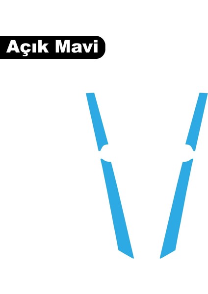 Yamaha Yzf R25 2019-2024 Ön Kafa Çizgi Sticker Açık Mavi fiyatları