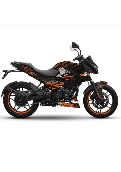 Bajaj N250 Dog Tasarım Motosiklet Sticker Etiket Kaplama Modeli