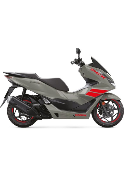 Honda Pcx 2021-2024 Kırmızı Parçalı Takım Stikcer Etiket Modeli modelleri
