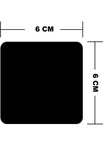 Beyaz Reflective (Reflektif) 2'li Kare Sticker Paketi Otomobil Motosiklet Reflektif Parlayan Sticker Etiket Modeli fiyatları
